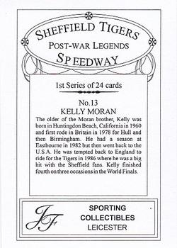 2001 J F Sporting Sheffield Tigers Speedway Post War Legends #13 Kelly Moran Back