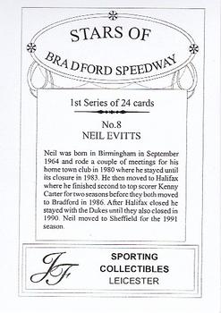 2004 J F Sporting Stars of Bradford Speedway #8 Neil Evitts Back