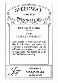 2001 Speedway Personalities in Action Series 2 #9 Sverre Harrfeldt Back