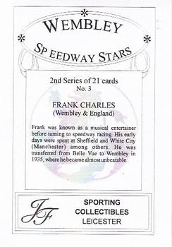 2000 Wembley Speedway Stars Series 2 #3 Frank Charles Back