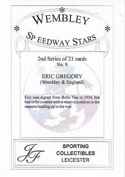2000 Wembley Speedway Stars Series 2 #9 Eric Gregory Back