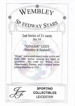 2000 Wembley Speedway Stars Series 2 #14 Ginger Lees Back