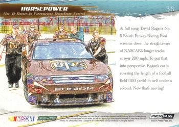 2011 Press Pass Eclipse #36 No. 6 Roush Fenway Racing Ford Back