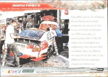 2011 Press Pass Eclipse #39 No. 16 Roush Fenway Racing Ford Back