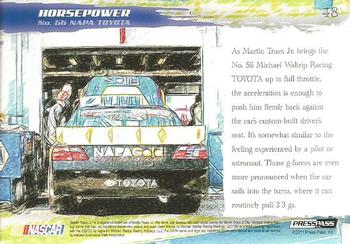 2011 Press Pass Eclipse #48 No. 56 NAPA Toyota Back