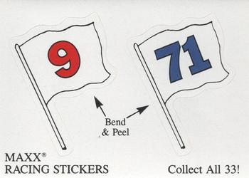1989 Maxx - Stickers #NNO 9/71 Front