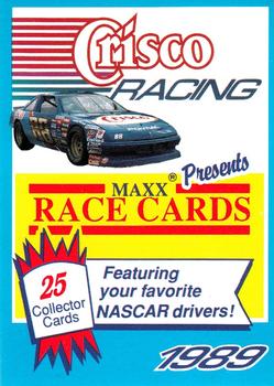 1989 Maxx Crisco #NNO Header Card Front