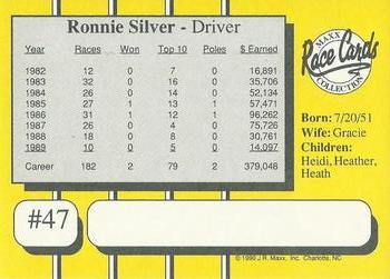 1990 Maxx - Glossy #47 Ronnie Silver Back