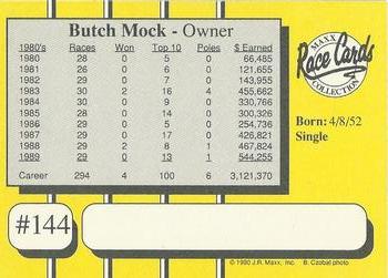 1990 Maxx - Glossy #144 Butch Mock Back