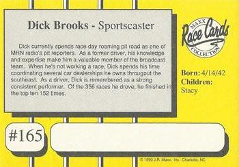 1990 Maxx - Glossy #165 Dick Brooks Back