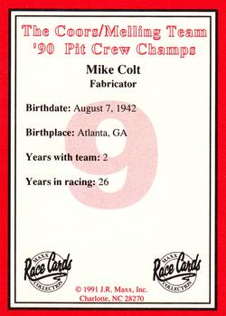 1991 Maxx The Coors/Melling Team #NNO Mike Colt Back