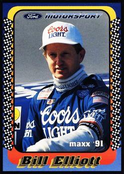 1991 Maxx Ford Motorsport #1 Bill Elliott Front