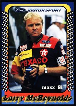 1991 Maxx Ford Motorsport #19 Larry McReynolds Front
