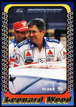 1991 Maxx Ford Motorsport #25 Leonard Wood Front