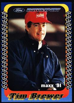 1991 Maxx Ford Motorsport #27 Tim Brewer Front