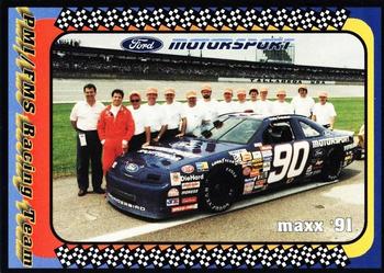 1991 Maxx Ford Motorsport #40 Wally Dallenbach Jr. w/Crew Front