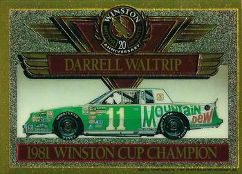 1991 Maxx Winston 20th Anniversary Foils #NNO Darrell Waltrip 1981 Car Front