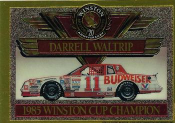 1991 Maxx Winston 20th Anniversary Foils #NNO Darrell Waltrip 1985 Car Front