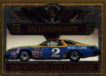1991 Maxx Winston 20th Anniversary Foils #NNO Dale Earnhardt 1980 Car Front