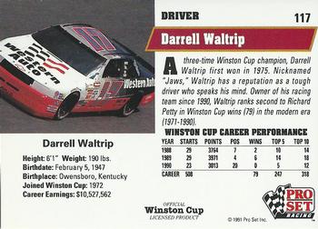 1991 Pro Set #117 Darrell Waltrip Back