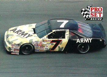 1991 Pro Set #134 Alan Kulwicki Army Car Front