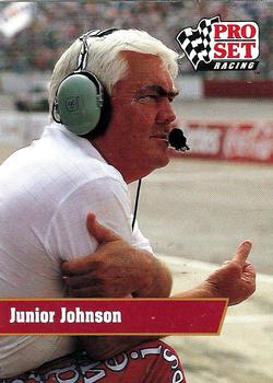 1991 Pro Set #34 Junior Johnson Front