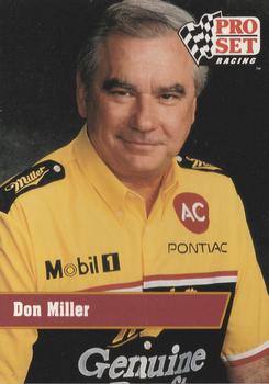 1991 Pro Set #10 Don Miller Front