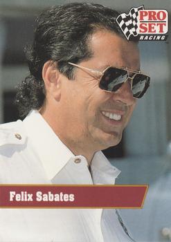 1991 Pro Set #88 Felix Sabates Front