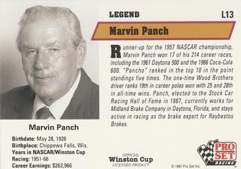 1991 Pro Set - Legends #L13 Marvin Panch Back