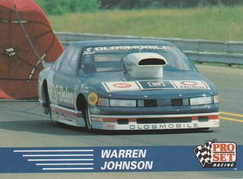 1991 Pro Set NHRA #86 Warren Johnson's Car Front
