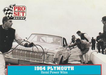 1991 Pro Set Petty Family #19 1964 Plymouth Front