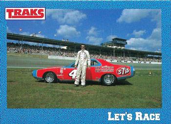 1991 Traks Richard Petty #4 Let's Race (Awards and Honors) Front