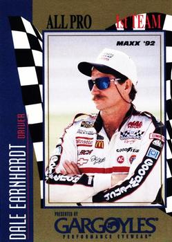 1992 Maxx All-Pro Team #1 Dale Earnhardt Front