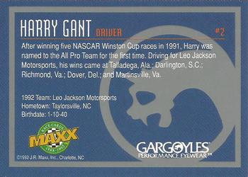 1992 Maxx All-Pro Team #2 Harry Gant Back
