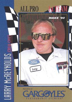 1992 Maxx All-Pro Team #4 Larry McReynolds Front