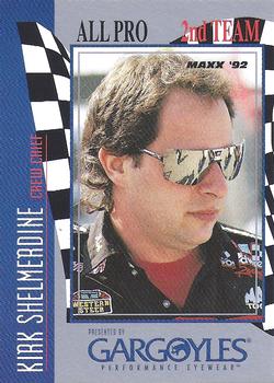 1992 Maxx All-Pro Team #5 Kirk Shelmerdine Front
