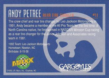 1992 Maxx All-Pro Team #11 Andy Petree Back