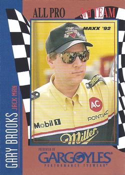 1992 Maxx All-Pro Team #21 Gary Brooks Front