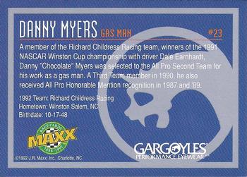 1992 Maxx All-Pro Team #23 Danny Myers Back