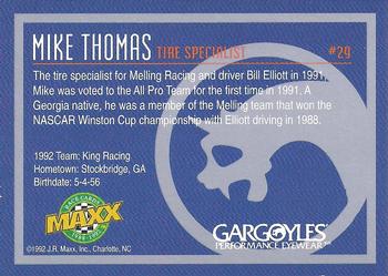1992 Maxx All-Pro Team #29 Mike Thomas Back