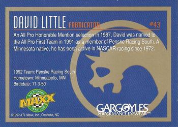 1992 Maxx All-Pro Team #43 David Little Back