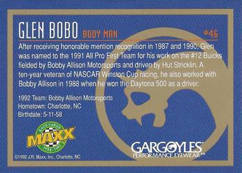 1992 Maxx All-Pro Team #46 Glen Bobo Back