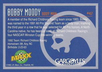 1992 Maxx All-Pro Team #47 Bobby Moody Back