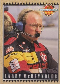1992 Maxx McDonald's All-Star Race Team #9 Larry McReynolds Front