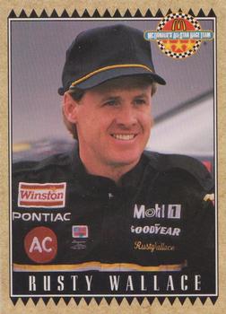 1992 Maxx McDonald's All-Star Race Team #18 Rusty Wallace Front