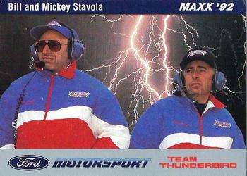 1992 Maxx Ford Motorsport #20 Bill Stavola / Mickey Stavola Front