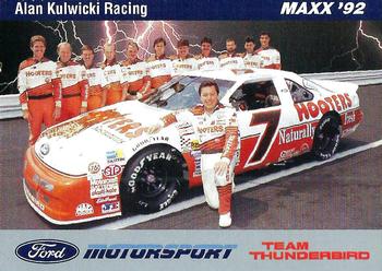 1992 Maxx Ford Motorsport #38 Alan Kulwicki w/Crew Front
