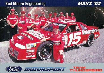 1992 Maxx Ford Motorsport #41 Geoff Bodine w/Crew Front