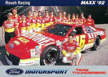 1992 Maxx Ford Motorsport #45 Wally Dallenbach Jr. Front