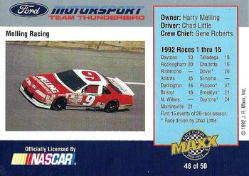 1992 Maxx Ford Motorsport #48 Chad Little w/Crew Back